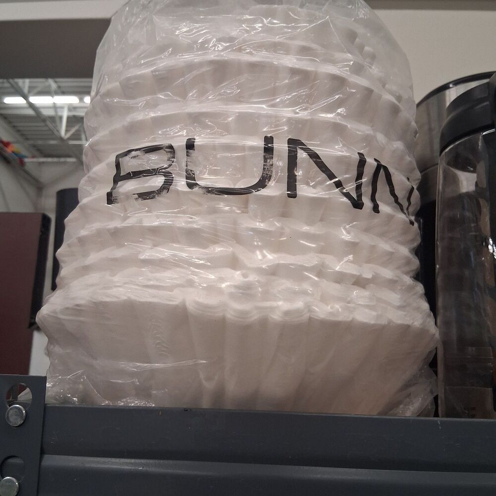 BUNN Commercial Coffee Filters 9.75” Fluted Basket 500 Count Bulk – New